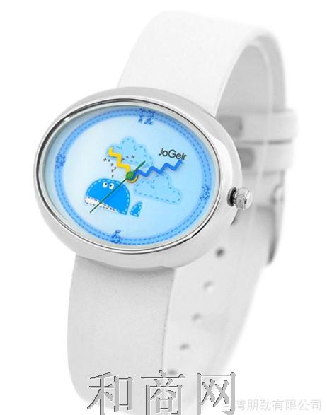 『厂家直供质量保证』精美创意手表-白色