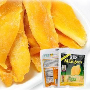 菲律宾芒果干 优之良品CEBU散装芒果干休闲零食批发100g 水