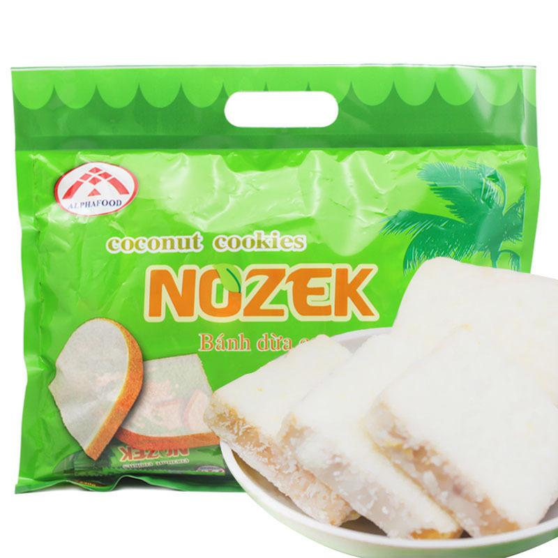 越南进口 NOZEK 诺滋客椰蓉面包干 tipo/椰丝饼干零食240g 卫