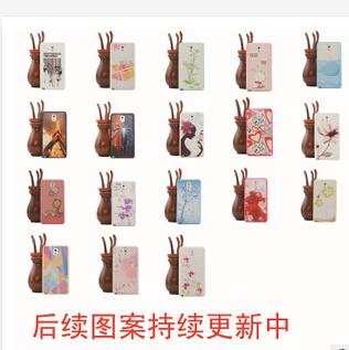 新款 苹果 4 TPU+PC 彩绘浮雕手机壳 二合一 手机保护套