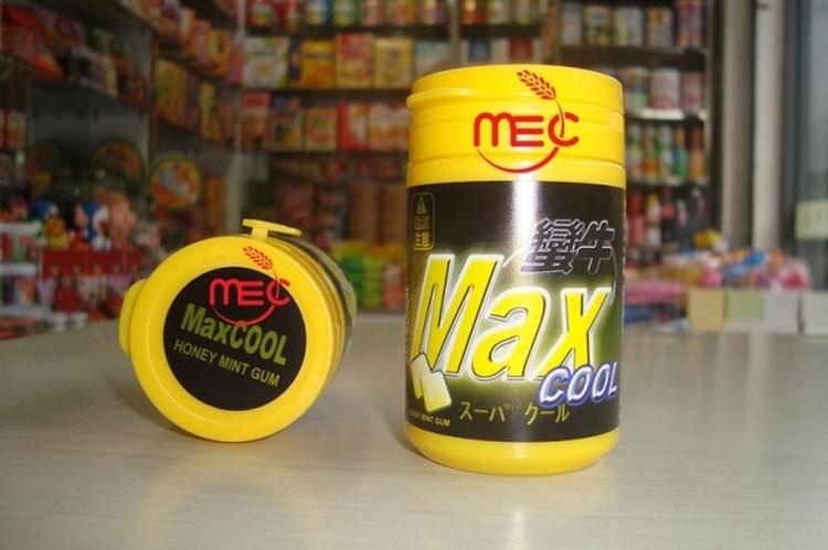 台湾蛮牛Hau Max Cool口香糖劲爽薄荷味50g